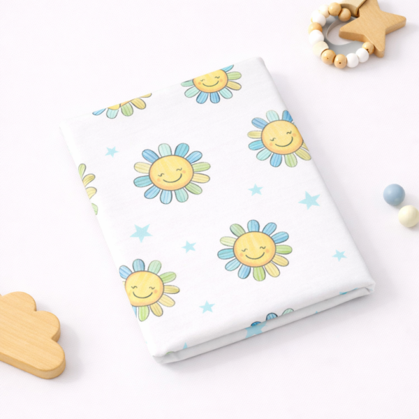 Sunflower printed kids thottil