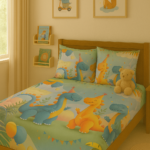 Kids dinosaur themed cotton