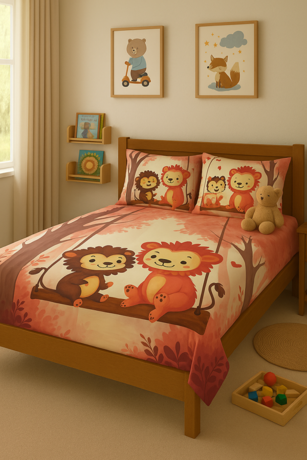 Perfect for playful kids’ rooms.