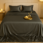 Charcoal Grey Bamboo Luxury Bedsheet