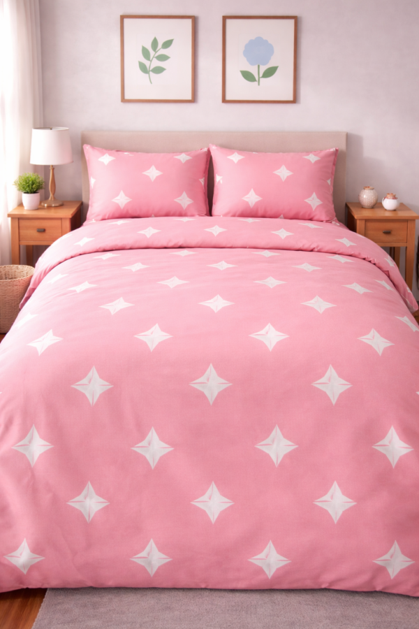 Pink bedsheets