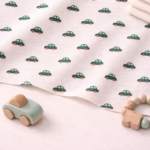 Car printed muslin towel