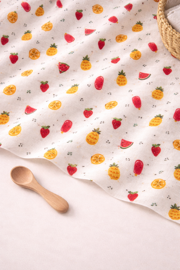 Fruits printed towel