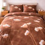 Brown bedsheet