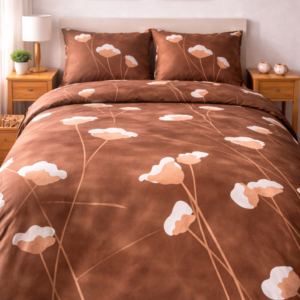 Brown bedsheet