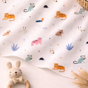 Jungle safari printed towel