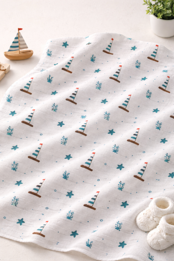 Sailor printed towel