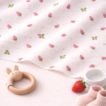 Strawberry printed towel