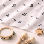 Musical printed towel