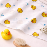 Duck printed muslin towel